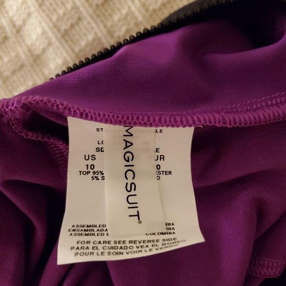 Magicsuit Rita Tiered Slimming Tankini Top sz 10 - Picture 11 of 13